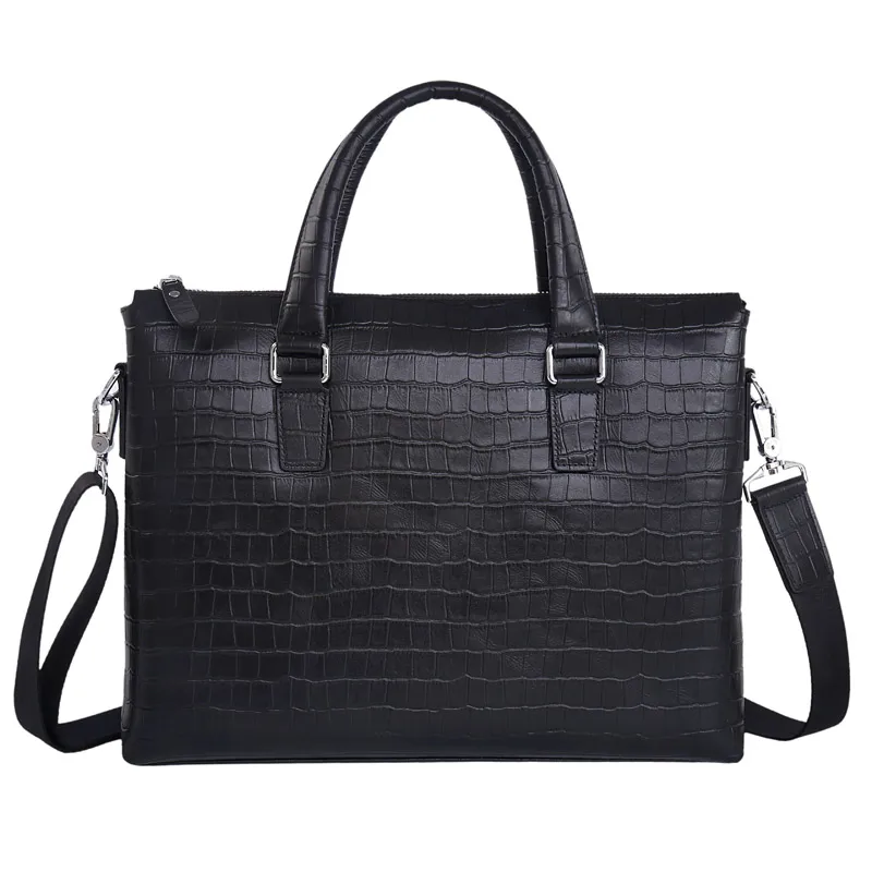 Fashion Genuine Leather Men Bag Business Men Briefcase Laptop Bag Brand Handbags Shoulder Bags