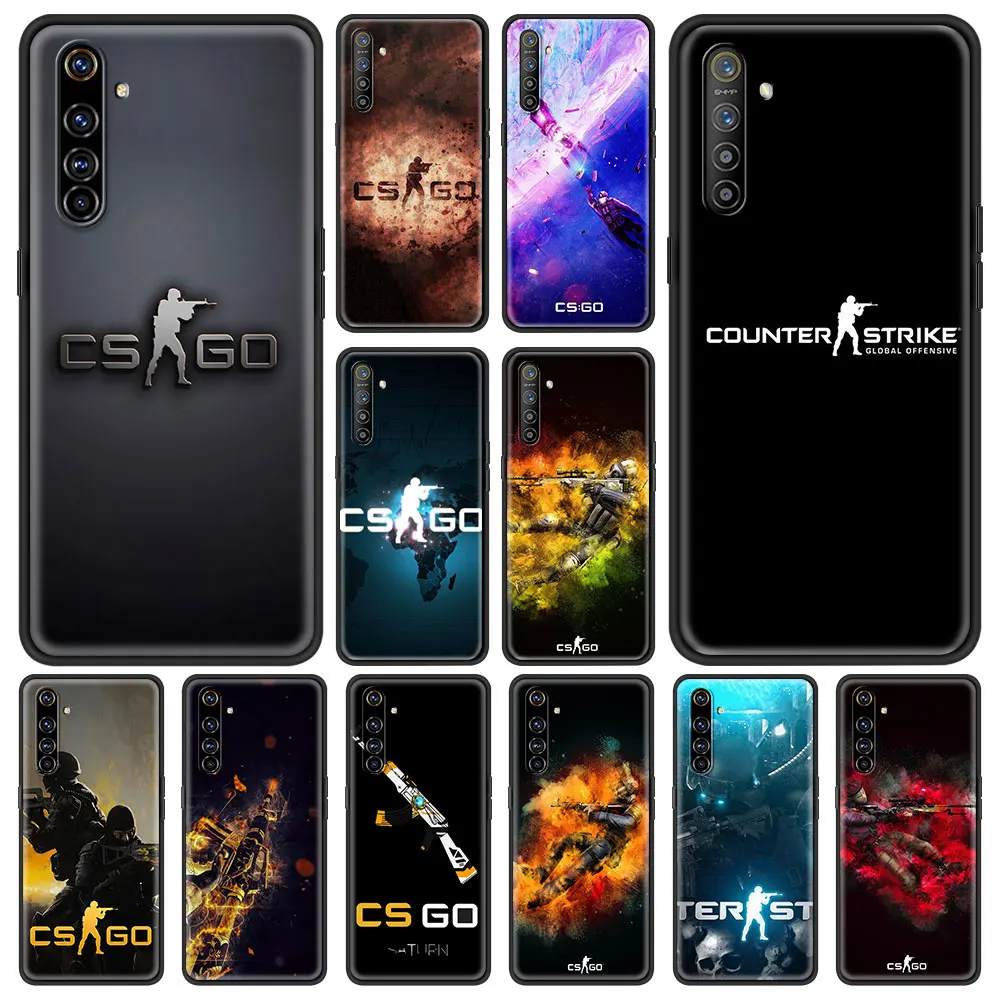 

Чехол-накладка для Realme C3, 8 Pro, 6, 7 Pro, C21, ТПУ, противоударный