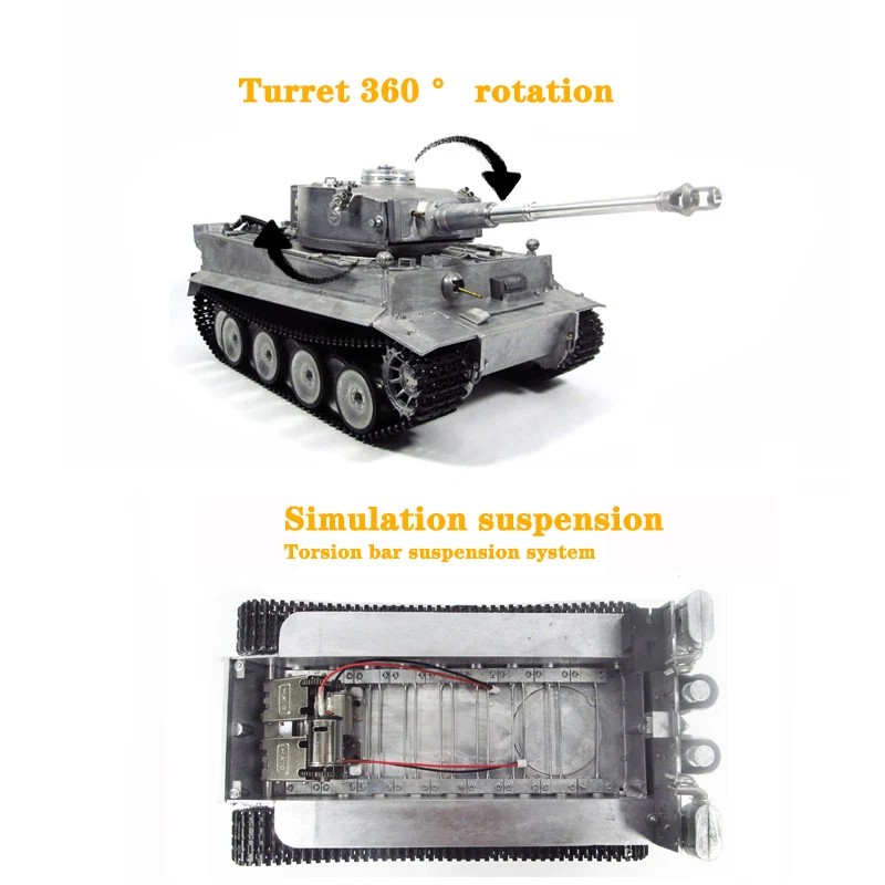 MATO1:16 полностью металлический Немецкий Тигр 1 танк тигр модель дистанционного