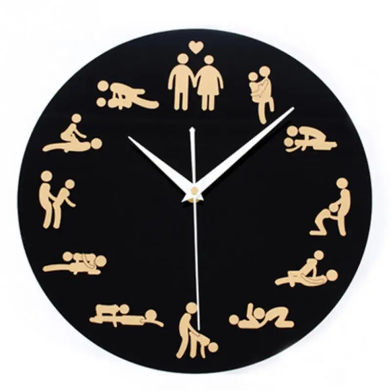 

Creative Mute Wall Clock Bedroom Quartz Wall Decoration Wall Clock Gift Ideas Wood Clock Wall Home Decor Design 6W222
