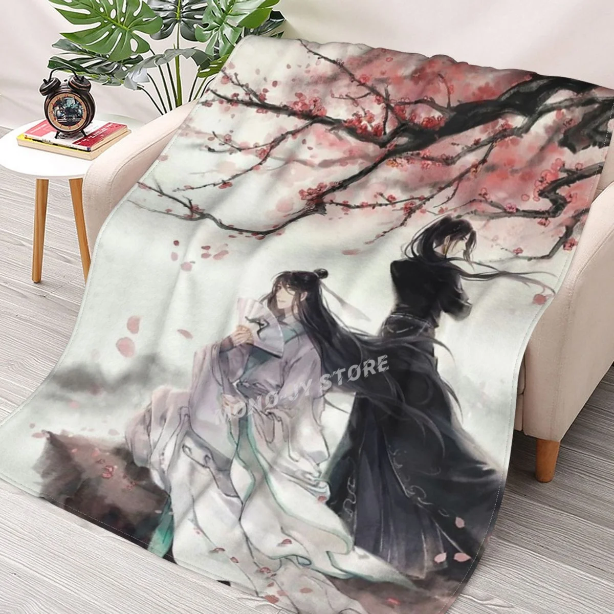 

Tian Guan Ci Fu Throw Blanket Sherpa Blanket Bedding soft Blankets