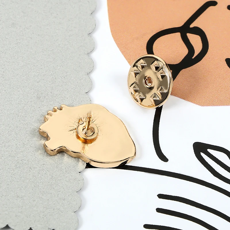 Мужские и женские эмалированные значки брошь панк|Броши| |