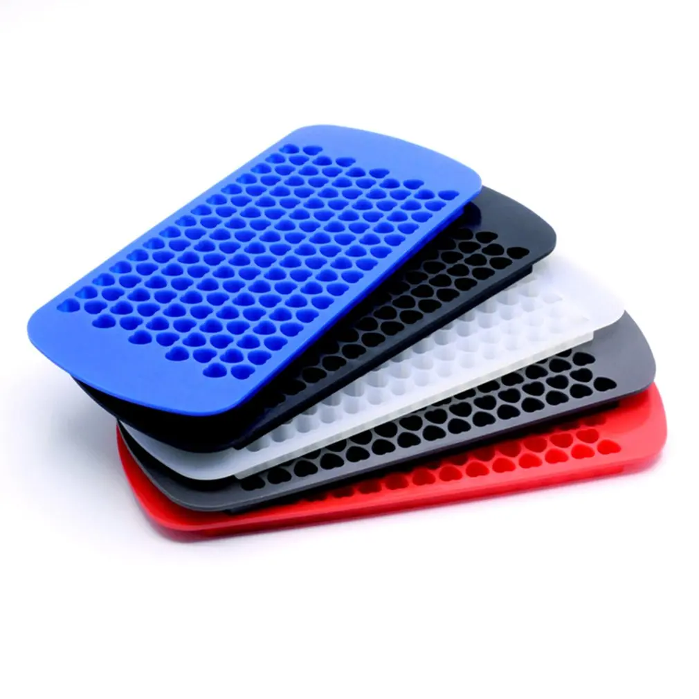 

2pcs Silicone Ice Cube Tray For Freezer Ice Cream Cold Drinks Whiskey Cocktails Kitchen Tools Ice Mold Random Color