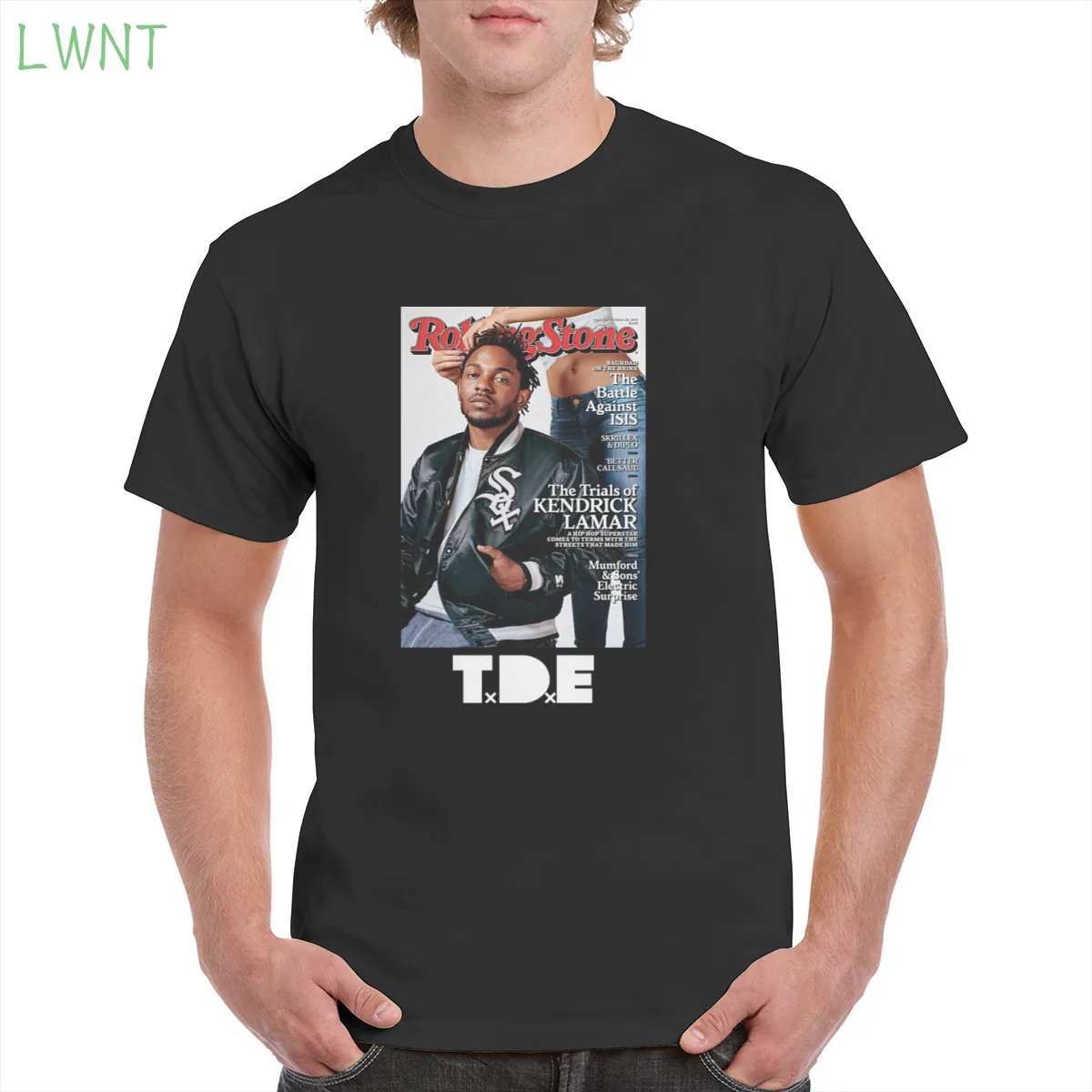 

100%Cotton Kendrick Lamar TDE STONG Tshirt Top Harajuku Aesthetic Tshirt Oversized clothes Female/Man