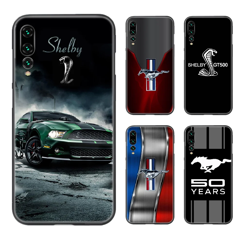 Спортивный автомобильный чехол для телефона Mustang Корпус Корпуса Для Huawei P8 P9 P10 P20