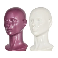 mannequin head model whitepurple female manikin head for wig making display styling 13 8 inches height adult head