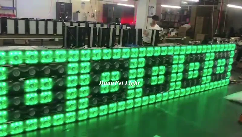 20 шт. пиксельный точечный светодиодный Поворотный Светильник золотистый + rgb 3 в 1