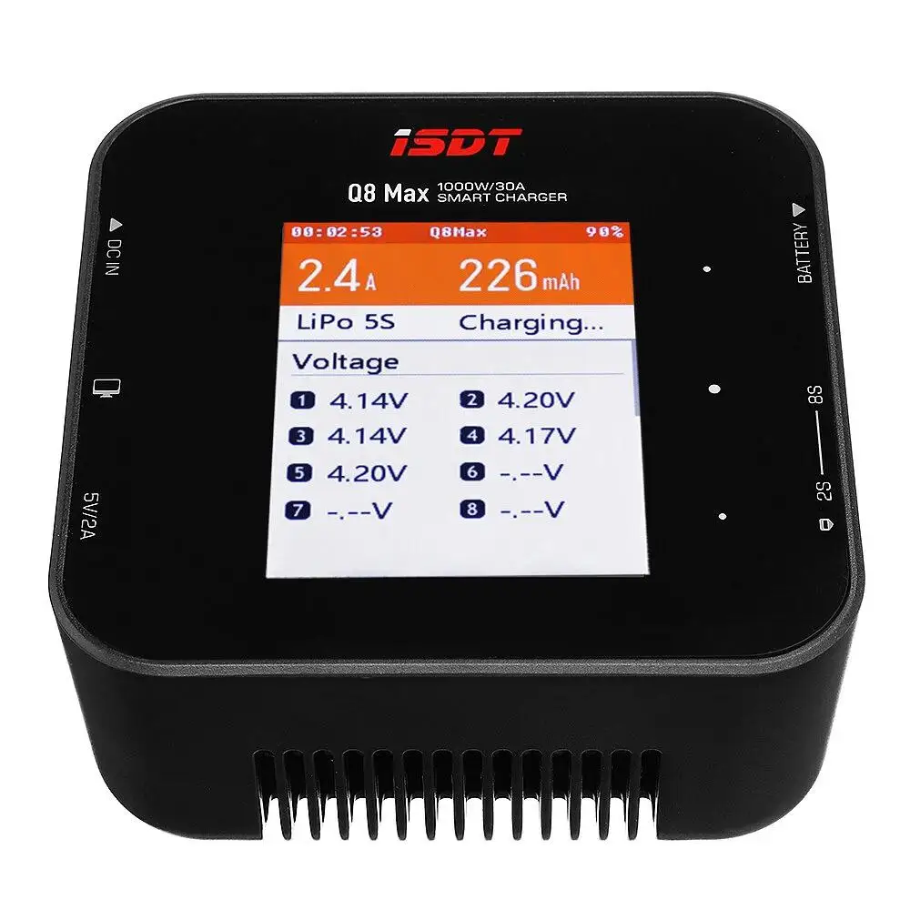 HobbyLane ISDT Q8 Max BattGo 1000 Вт 30A высокомощное зарядное устройство для литий полимерных