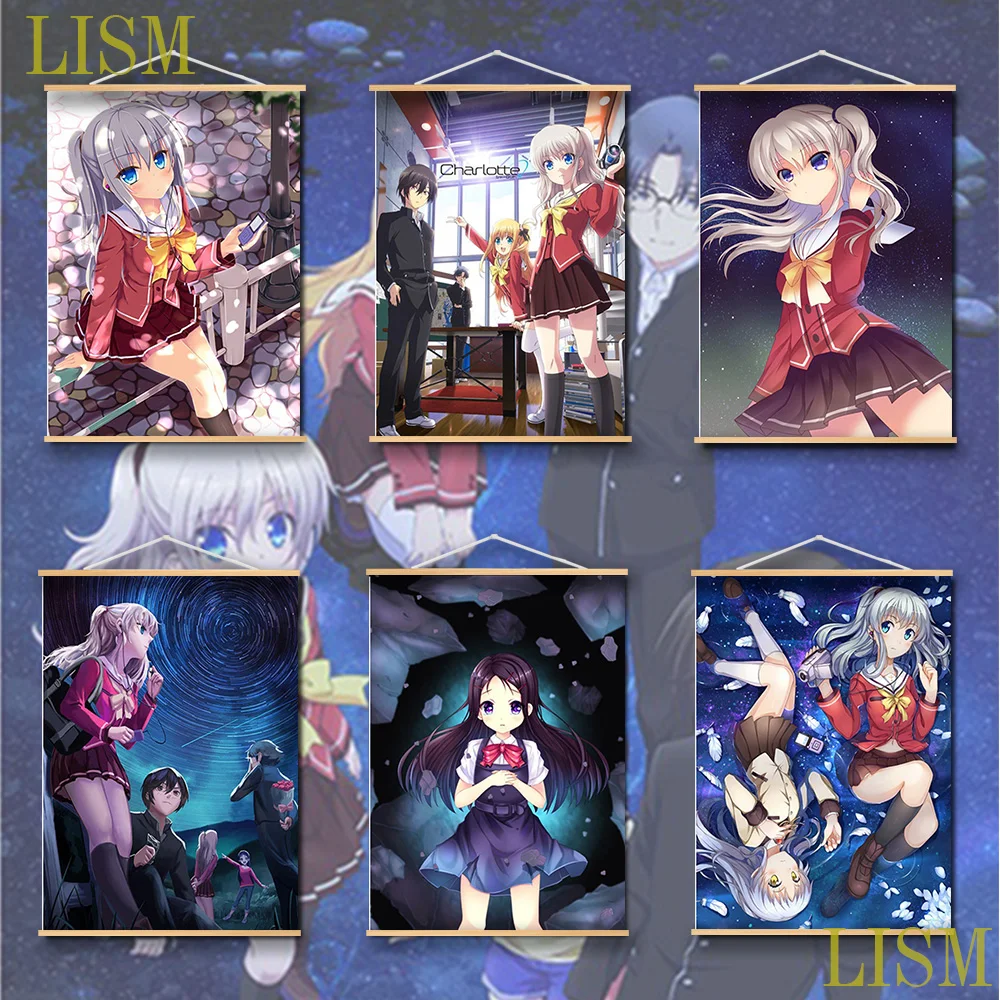 Манга Шарлотта Тори НАО ЮСА нишимори отосака Аюми для косплея Аниме настенный