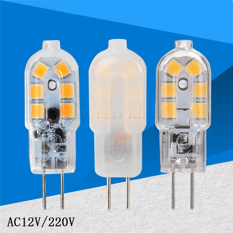 Светодиодная лампочка G4 SMD2835 для точечного светильника сменные галогенные лампы