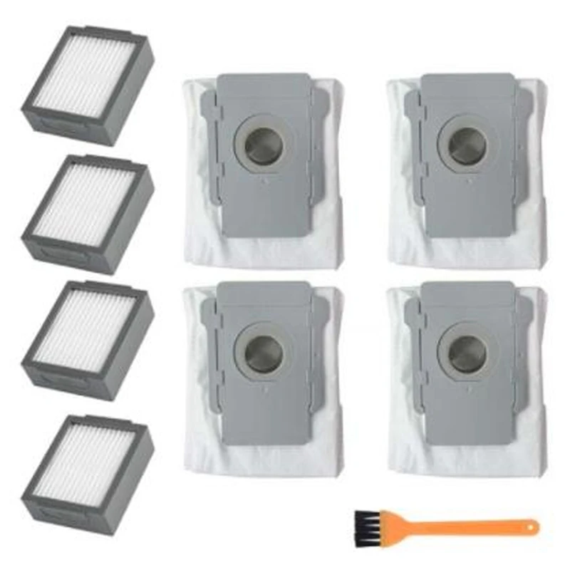 

Подходит для роботов-пылесосов IRobot Roomba I7 E5 E6 для замены запасных фильтров и пылесборников