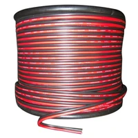 20 gauge per 3 meter red black zip wire awg cable power ground stranded copper car