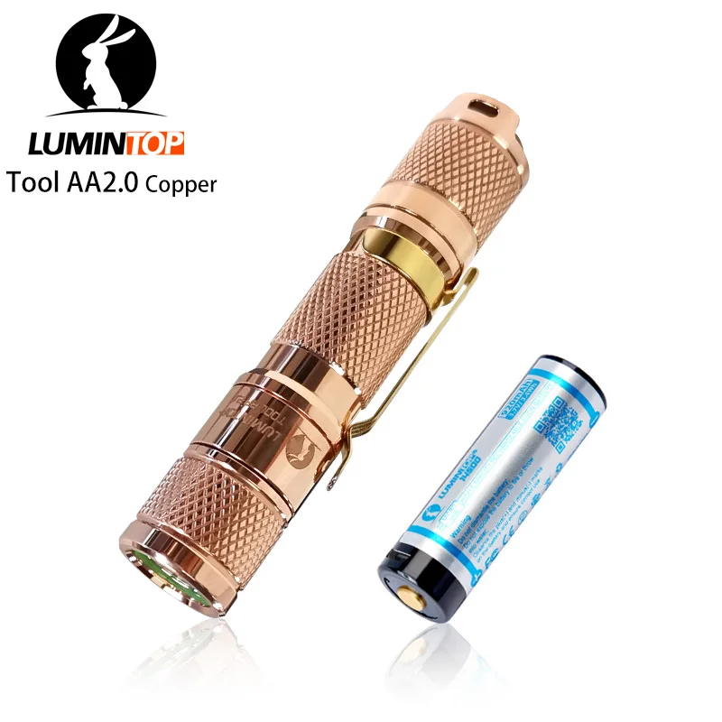 Люминесцентный инструмент AA 2 0 медный Мини Вспышка светильник CREE XP L HD