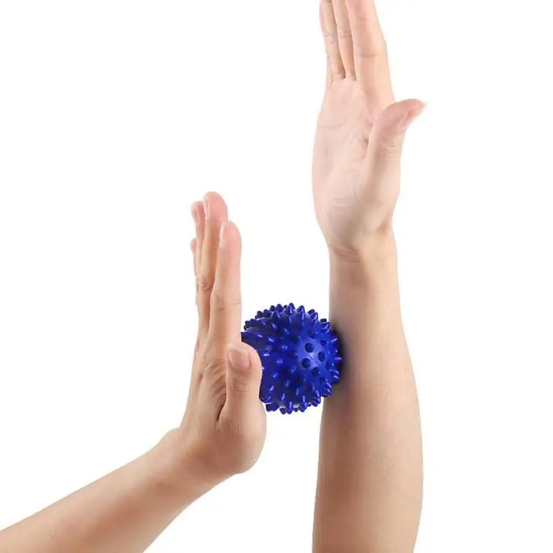1 шт. синий ПВХ мяч для йоги мускул расслабляющий ног подошва Массажный уменьшает