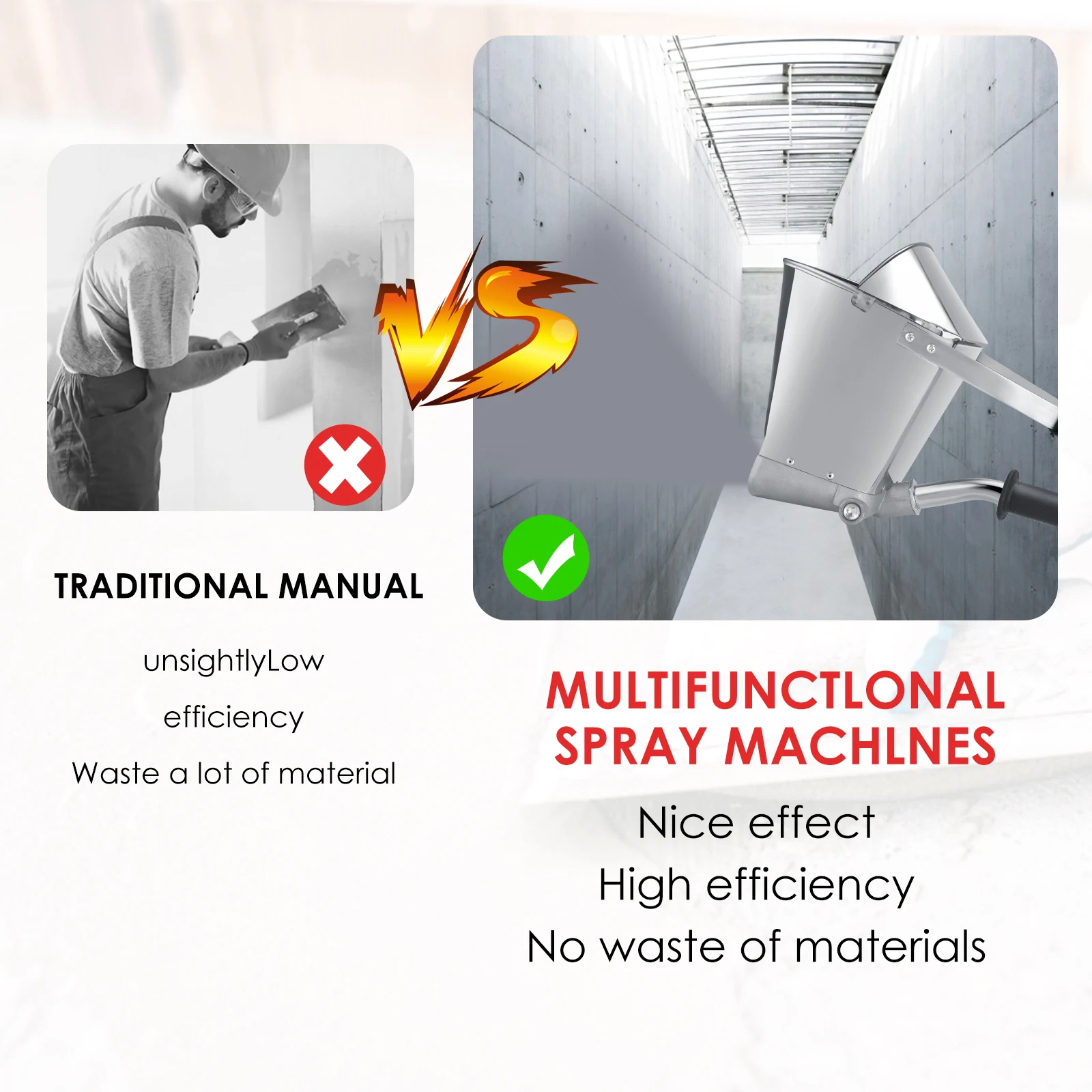 Пистолет-распылитель для окраски стен цементный раствор распылитель штукатурка