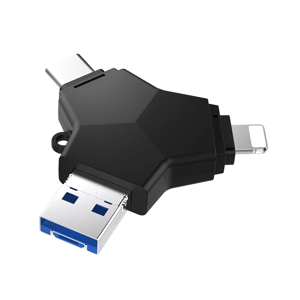 USB3-0 мини флеш-накопитель 4 в 1 USB3.0 & Type C Micro Usb OTG 32 Гб 64 128 ГБ высокоскоростные