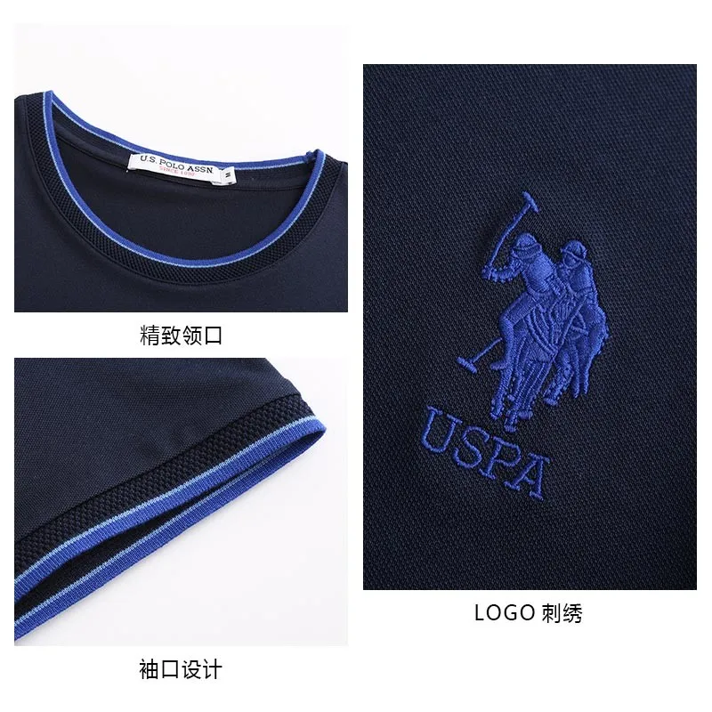 Мужская футболка с круглым вырезом и коротким рукавом | одежда