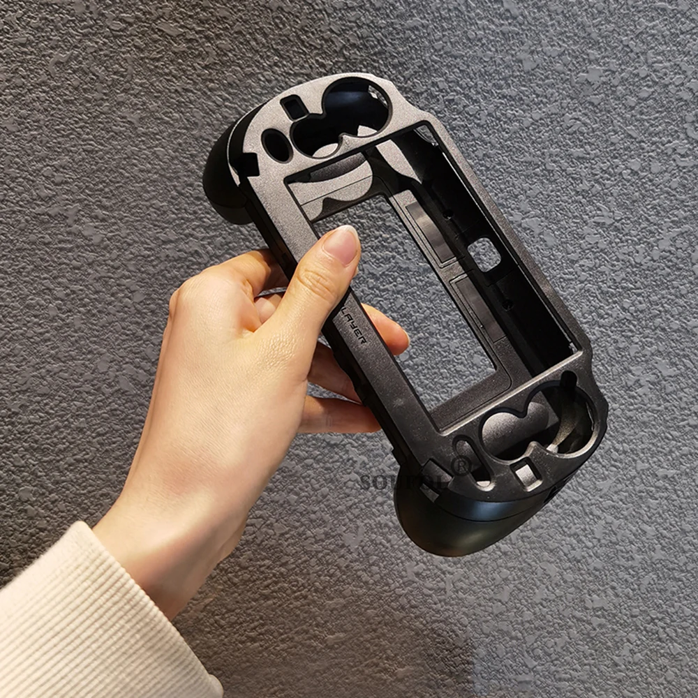 2021 Newest Replacement Hand Grip Joypad Stand Case with L2 R2 Trigger Button For PSVita-1000 PS VITA PSV1000 1000 Game Console images - 6
