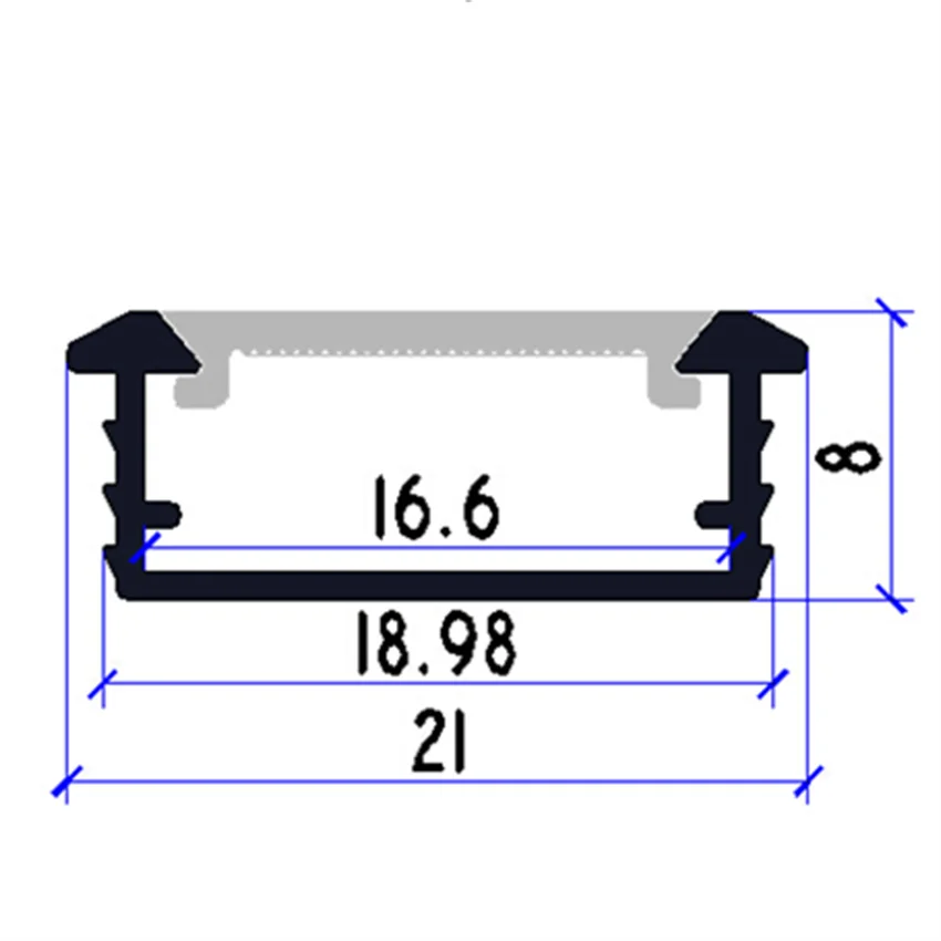 Free Shipping New Design Hot sale Flat Slim Size LED Liner aluminum profile with PC cover and End Caps | Освещение