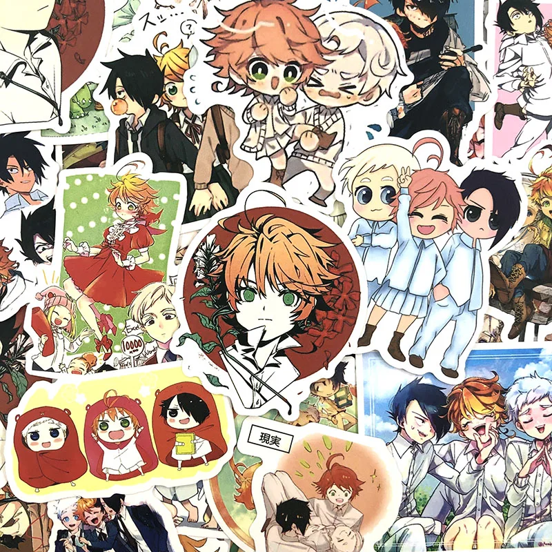 10/50 шт./упак. обещанного Neverland граффити наклейки для костюмированной вечеринки по