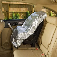 silver aluminium film 11575 cm baby kids car safety seats sun shade sunshade uv rays protector cover reflector