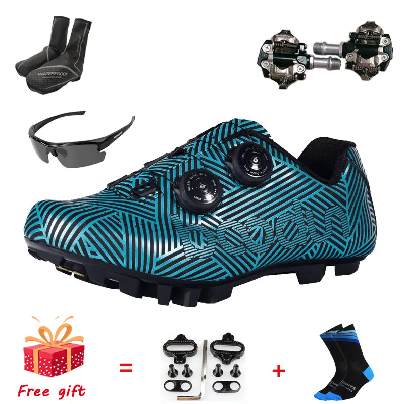 Boodun самозакрывающаяся велосипедная обувь мужская Нескользящая дышащая