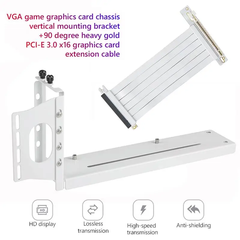 

Кабель-удлинитель для видеокарты PCI-E, 90 градусов, 20 см
