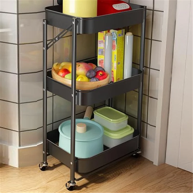

Rack Cuisine Rangement Organization Almacenamiento Cocina Paper Towel Holder Organizer Estantes Prateleira with Wheels Shelves