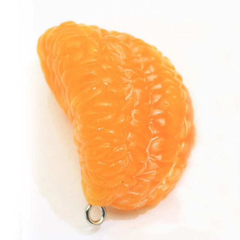 Sweet New Cute Orange Simulation Fruit Mini Food Pendant Charms For Jewelry Making Handmade DIY Accessories | Дом и сад