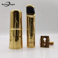 sevenangel professional saxophone mouthpiece for tenor soprano alto sax gold lacquer silvering mouth pieces 5 6 7 8 9