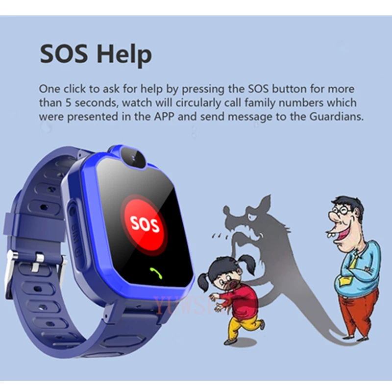 Детские Водонепроницаемые Смарт-часы E18 с функцией отслеживания местоположения |