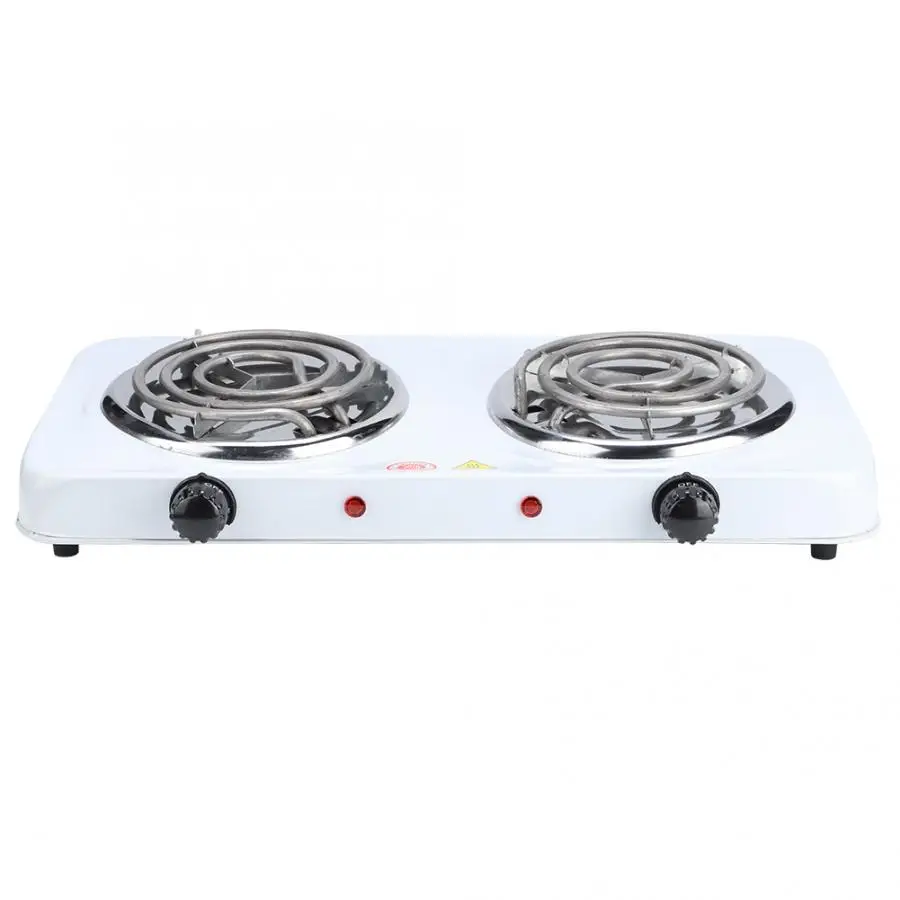 

Electric Double Burners Hot Plate Countertop Buffet Stove Heating Plate Outdoor Stove 220V EU Electric Stove