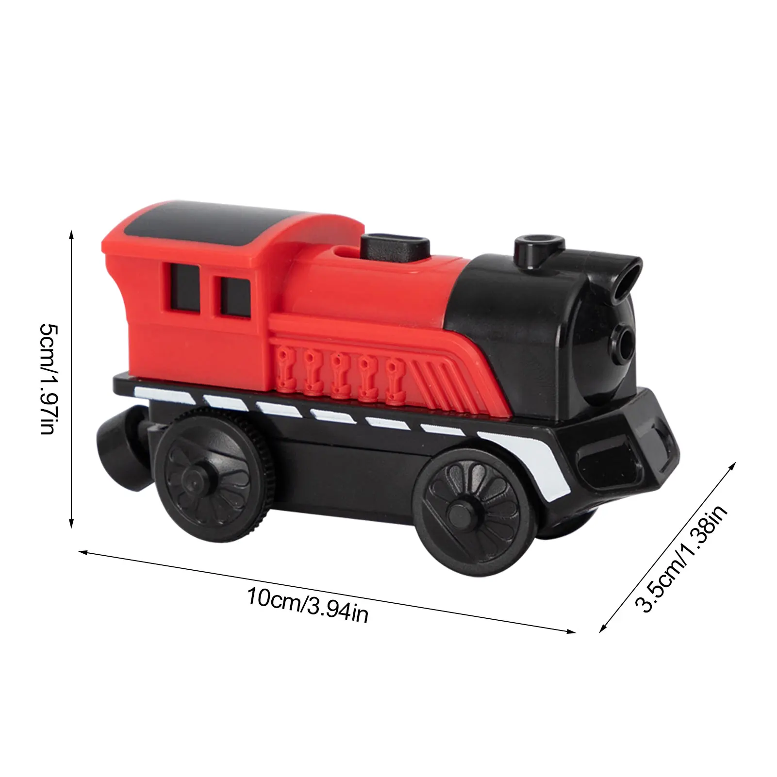 

Compatible Wooden Track Railway Locomotive Train Wooden Track Magnetically Connected Train Toy Kids Gift Boys Birthday Gift