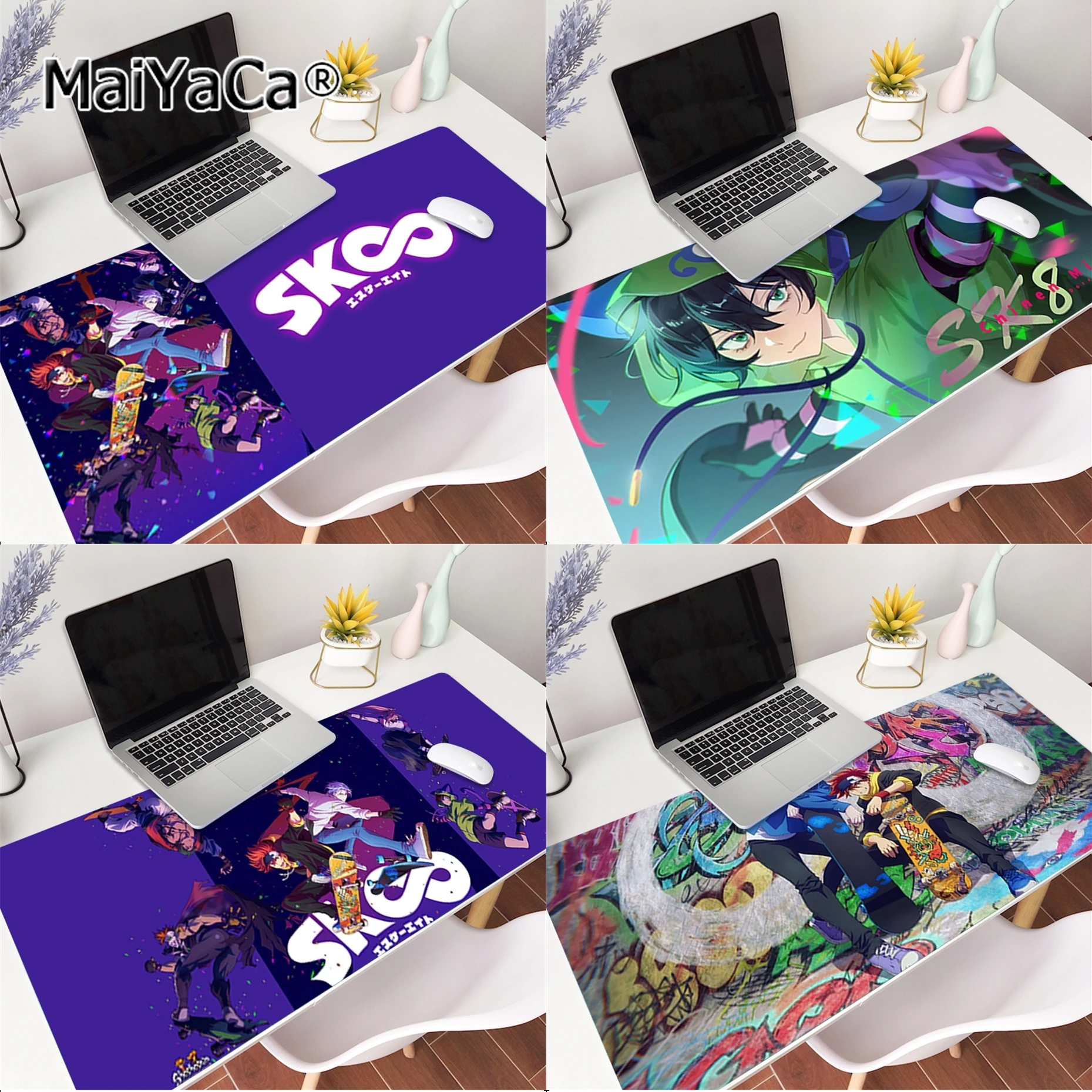 

SK8 the Infinity Beautiful Anime gamer play mats Mousepad for L XL game Customized mouse pad for CS GO PUBG