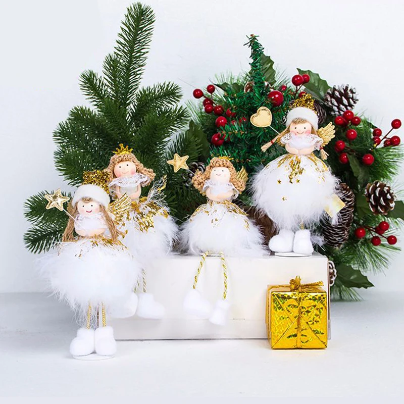 Christmas Angel Doll Kids Toys for Children Action Figures Decorations Home Xmas Party Table New Year Decor Gifts | Игрушки и хобби