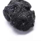 Натуральный Тайский метеорит из стекла, 1 шт., оригинальный камень, минеральный образец, самодельный камень, подвеска, аксессуары, энергетический камень