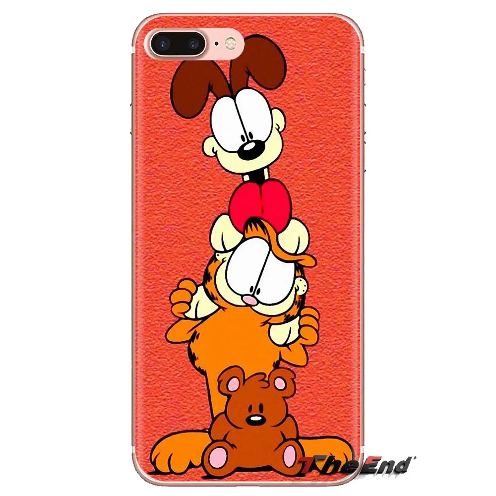Для Xiaomi Mi3 samsung A10 A30 A40 A50 A60 A70 Galaxy S2 Note 2 большое ядро Prime милый мультфильм Гарфилд