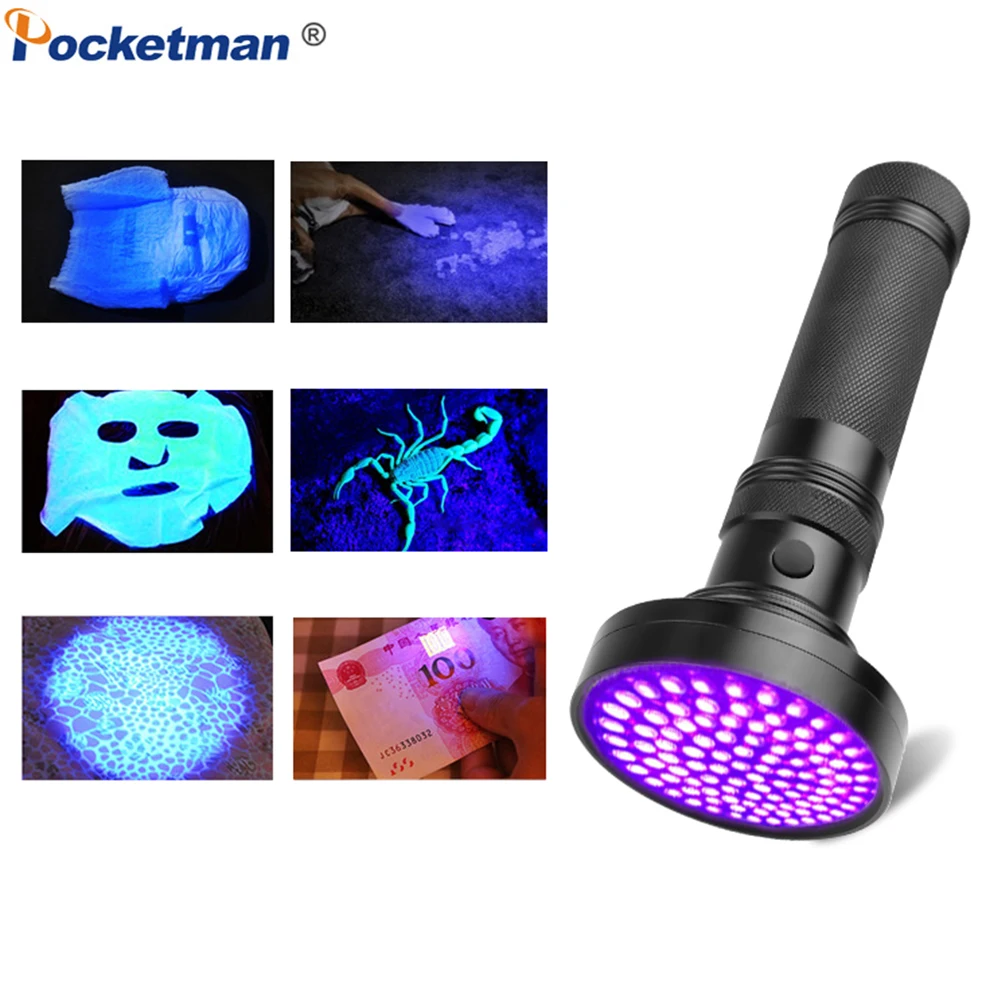 УФ фонарик 100/51/12 СВЕТОДИОДНЫЙ нм ультрафиолетовый свет черный светильник лампа