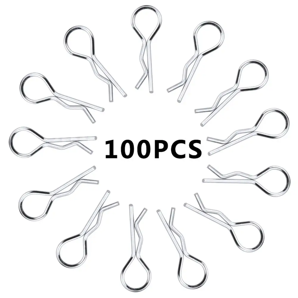 100PCS RC 1/10 Body Shell Clip Pins For HSP Redcat HPI Model Remote Control Car Spare Parts For 1/10 Scale RC Model Car Toy