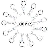 100pcs rc 110 body shell clip pins for hsp redcat hpi model remote control car spare parts for 110 scale rc model car toy