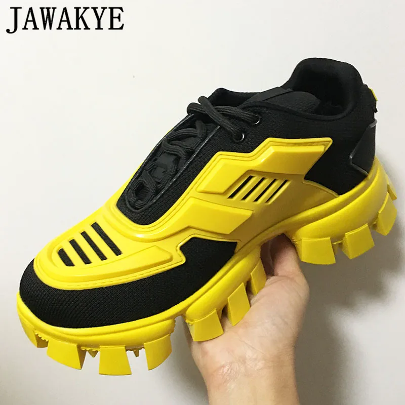 Кроссовки унисекс сетчатые повседневная подиумная обувь толстая подошва разные