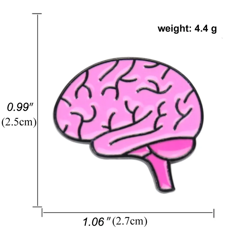 Эмалированная булавка для зубов и глаз цветной стетоскоп лацкана металлическая