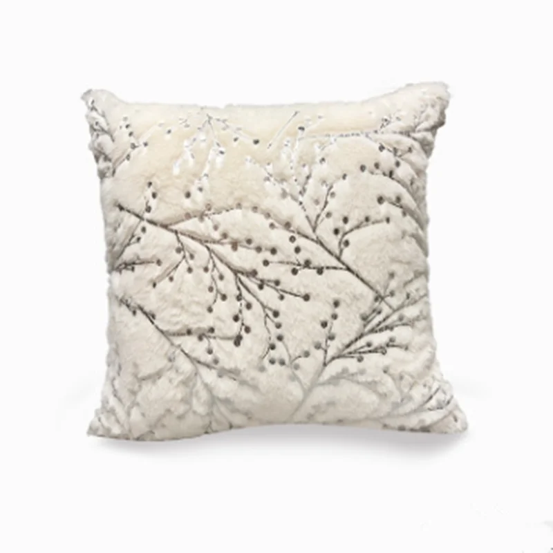 Европейский стиль золотой и серебряный глажка ветка узор украшение сплошной