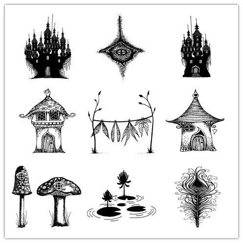 Spirit House прозрачные штампы для скрапбукинга/изготовления открыток/Детские