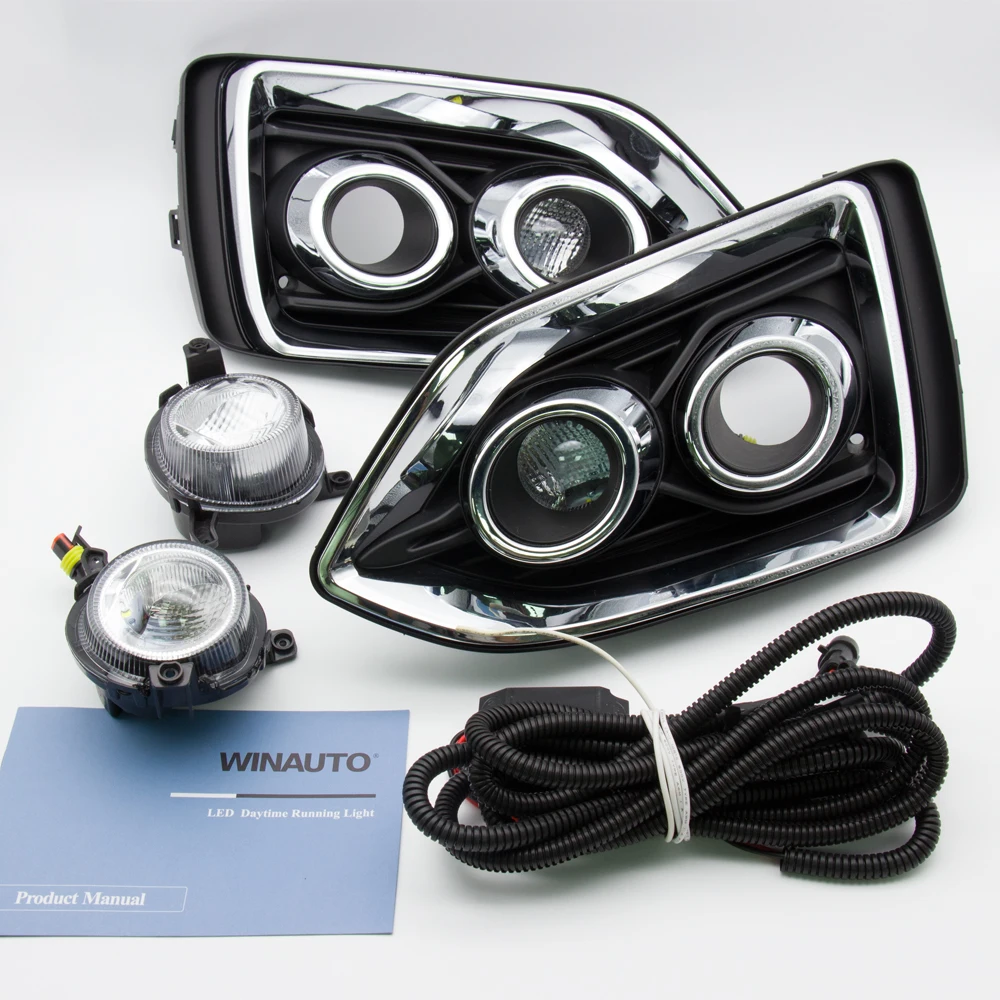 

Авто 12В дневные ходовые светильник для Hyundai акцент и Verna/Solaris 2017 - 2018