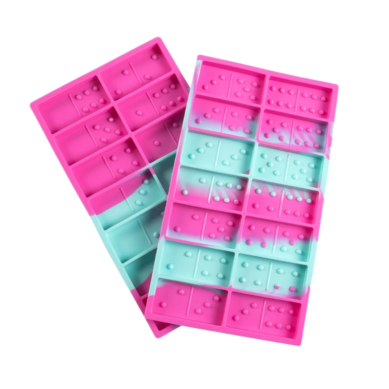 

Domino Molds for Resin Casting Domino Set Family Game Silicone Epoxy Resin Casting Moulds DIY Keychains Jewelry Making HX6F