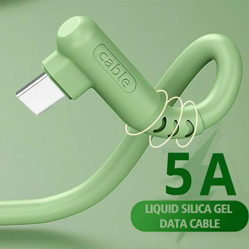 5a high current charger cable type c micro usb fast charging data cord for android phone 1 2m1 8m liquid silicone durable line free global shipping