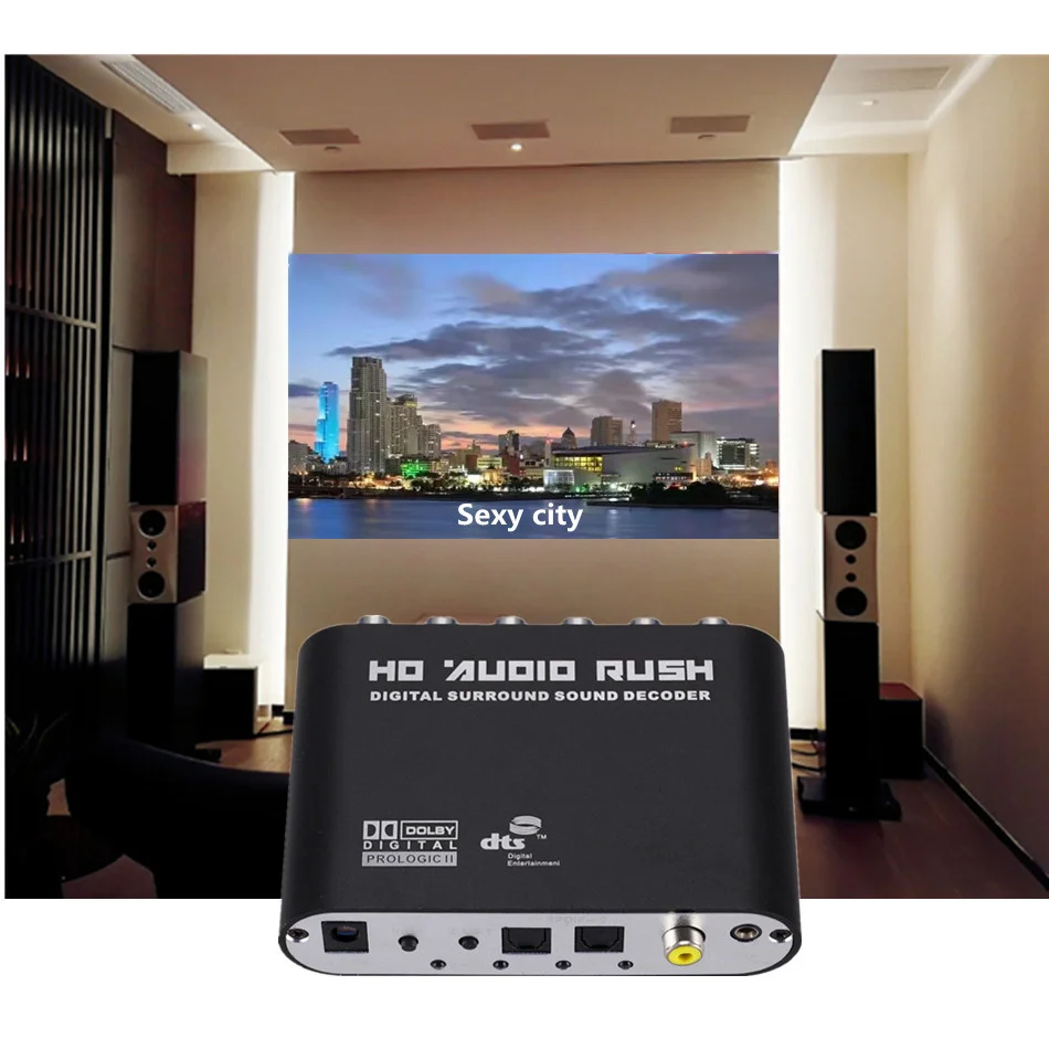 Wvvmvvv5.1 CH аудио декодер SPDIF коаксиальный к RCA DTS AC3 оптический цифровой усилитель