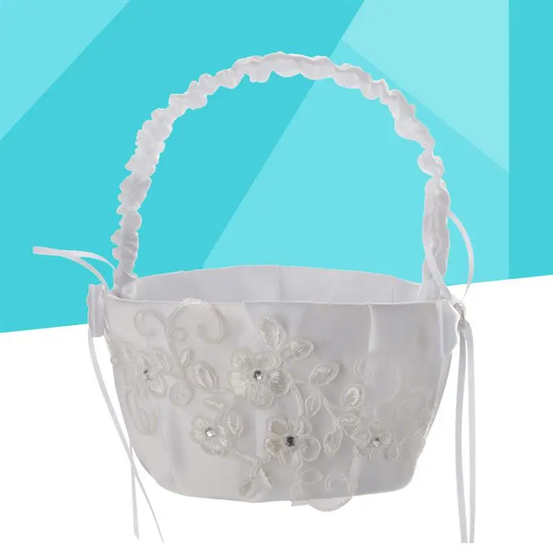 Свадебное платье для девочек в цветочек корзина Официальные Вечерние кружевной