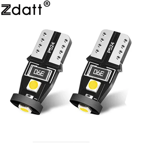 Zdatt T10 светодиодный W5W 194 168 W5W COB 8SMD светодиодная парковочная лампа автомобильная габаритная лампа с клиновидным цоколем лампы для номерсветильник знака